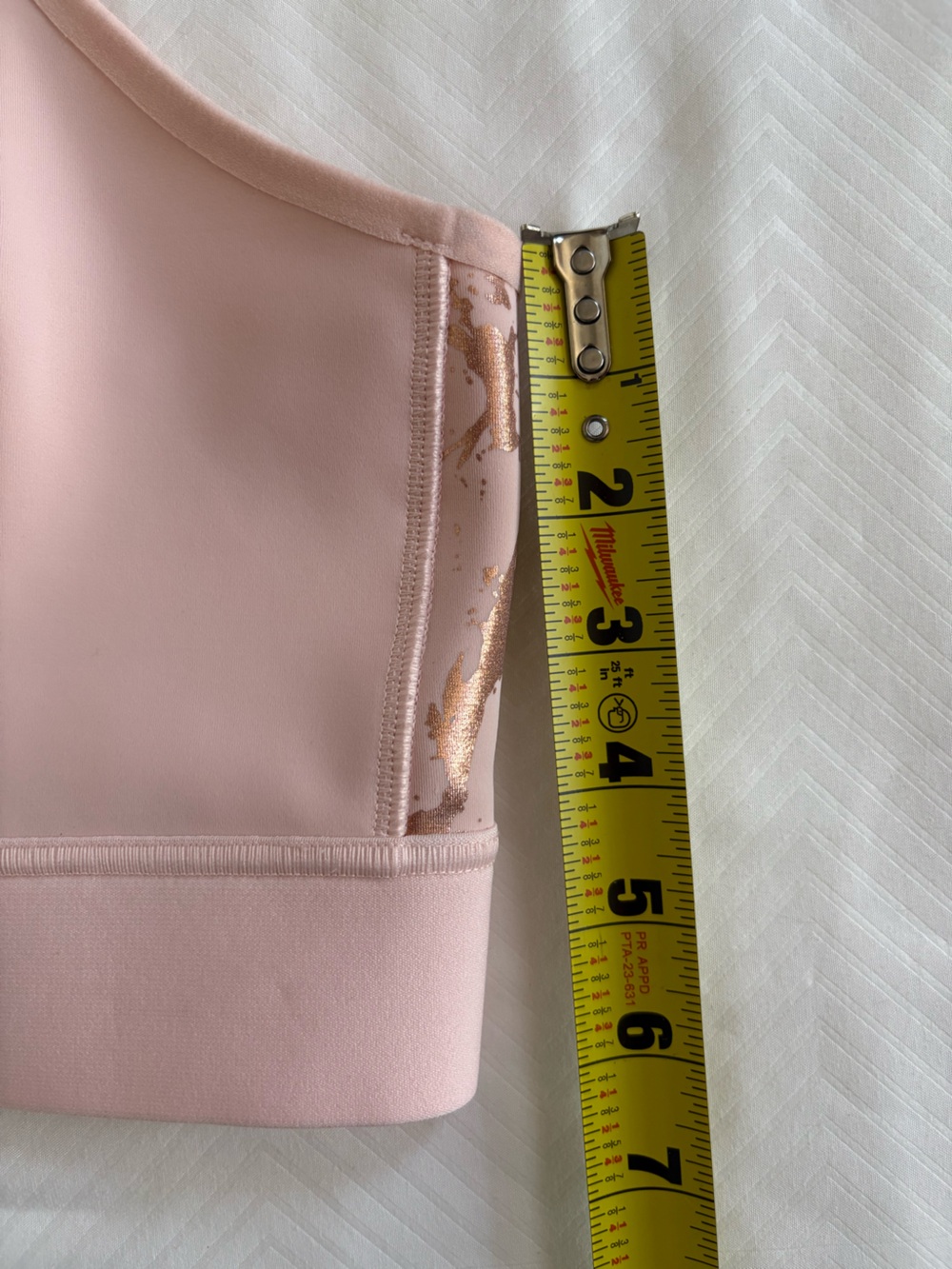Shefit Flex Sports Bra Medium Impact Fully Adjustable Blush Pink & Gold 3X Luxe - Picture 12 of 13